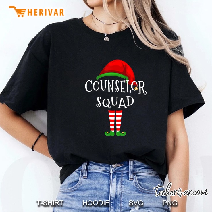 Counselor Squad Elf Christmas Ladies Tee