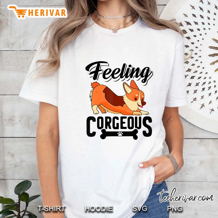 Feeling Corgeous Corgi Ladies Tee