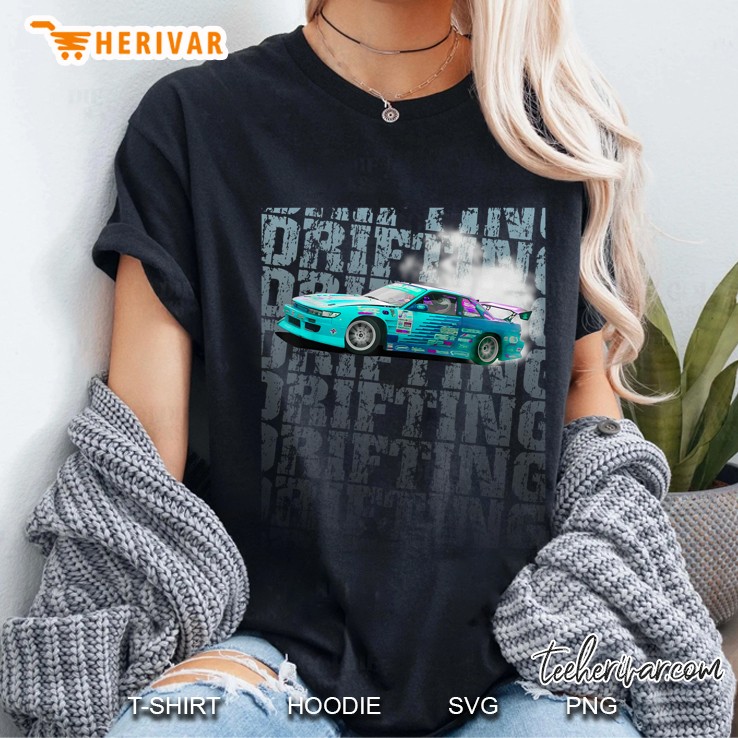 Drifting Car Ladies Tee