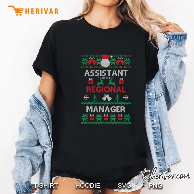 Assistant To The Regional Manager Christmas Ladies Tee