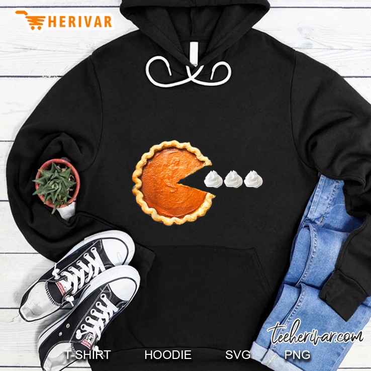 Pumpkin Pie Pacman Thanksgiving Hoodie