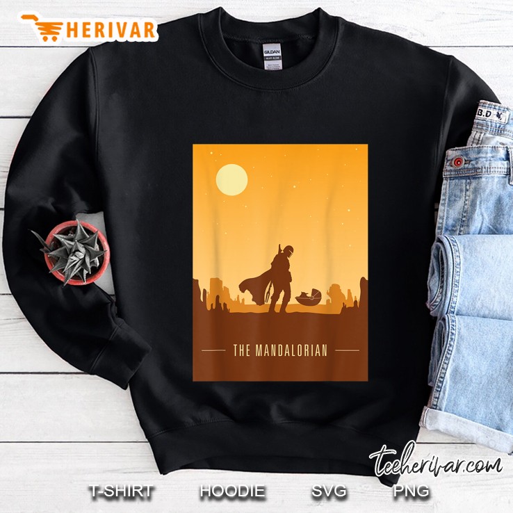 Star Wars The Mandalorian And The Child Poster Sweatshirt