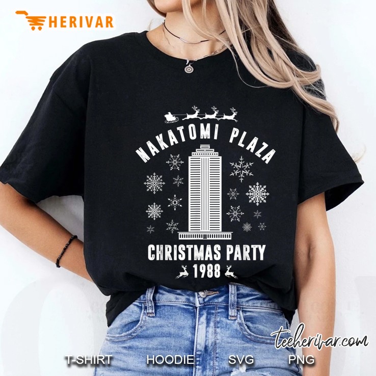 Nakatomi Plaza Christmas Party 1988 Reindeer Version2 Ladies Tee