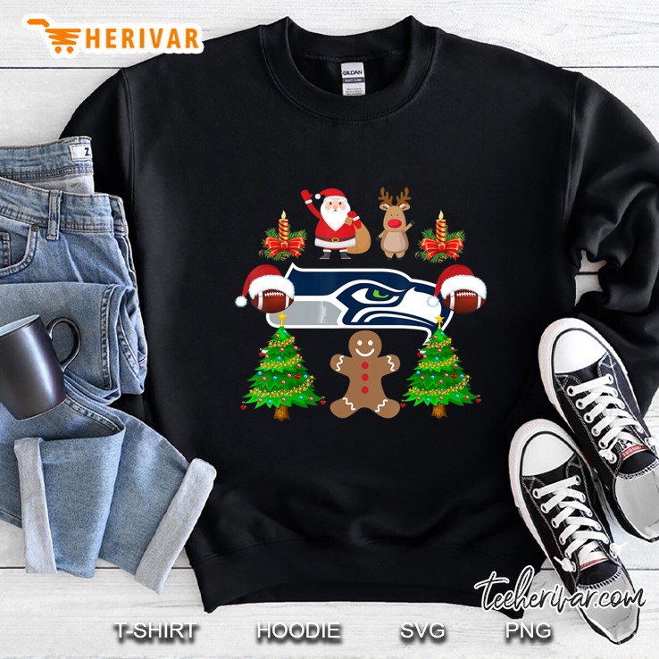 Seattle Seahawks Football Christmas Sweatshirt