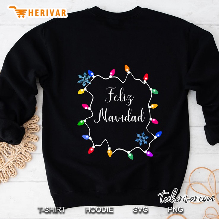 Feliz Navidad Christmas Lights Sweatshirt