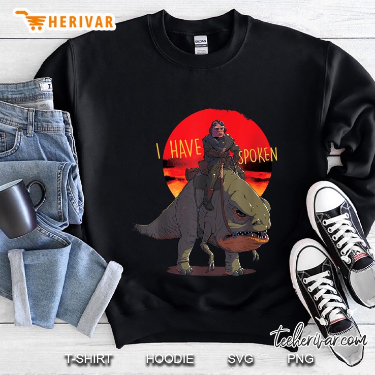 Star Wars The Mandalorian Kuiil I Have Spoken Black Version Sweatshirt