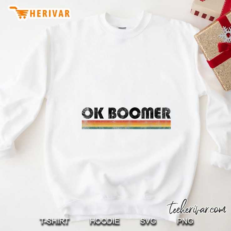 Ok Boomer Vintage White Version Sweatshirt