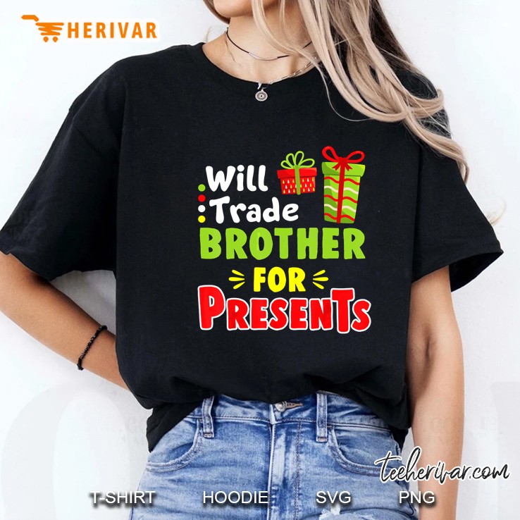 Will Trade Brother For Presents Christmas Version2 Ladies Tee