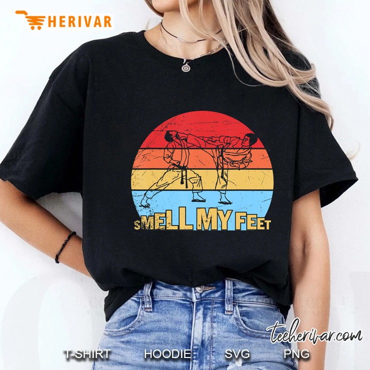 Smell My Feet Vintage Karate Fighter Version Ladies Tee