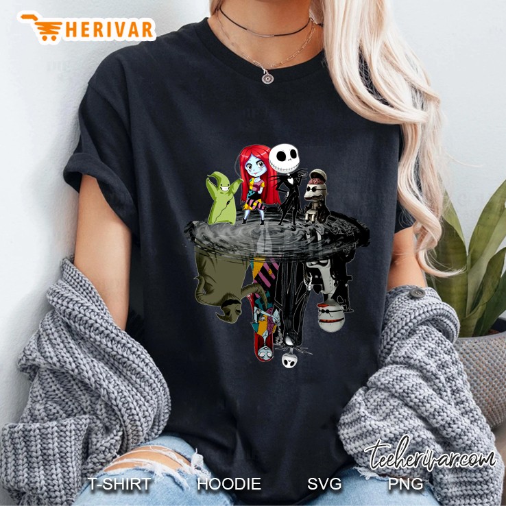 The Nightmare Before Christmas Characters Shadow Water Version Ladies Tee