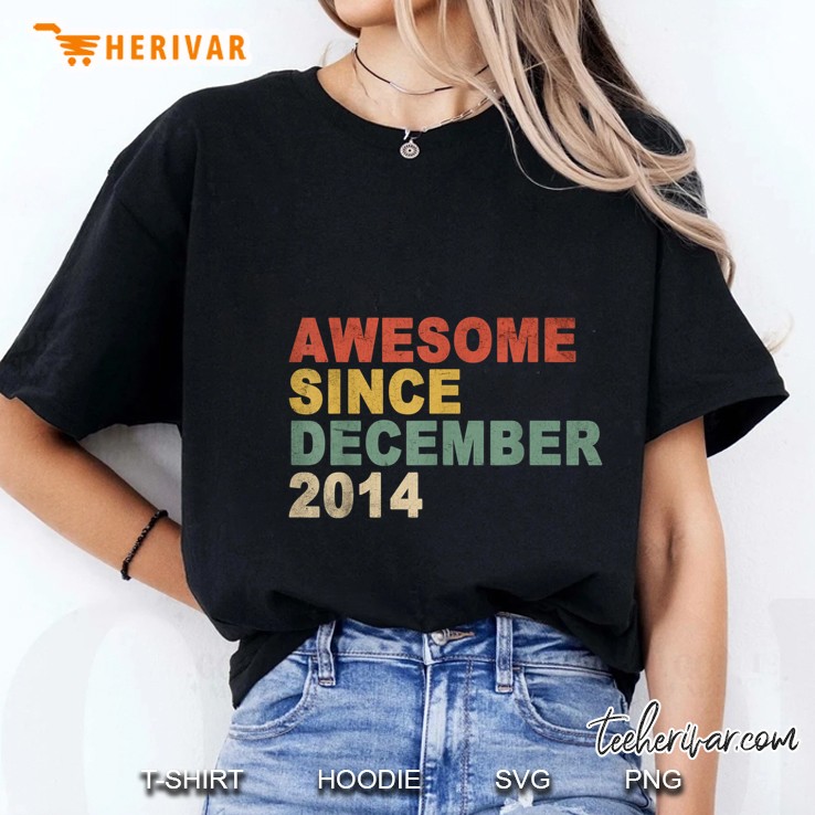 Awesome Since December 2014 Vintage Version Ladies Tee