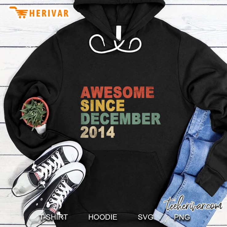 Awesome Since December 2014 Vintage Version Hoodie