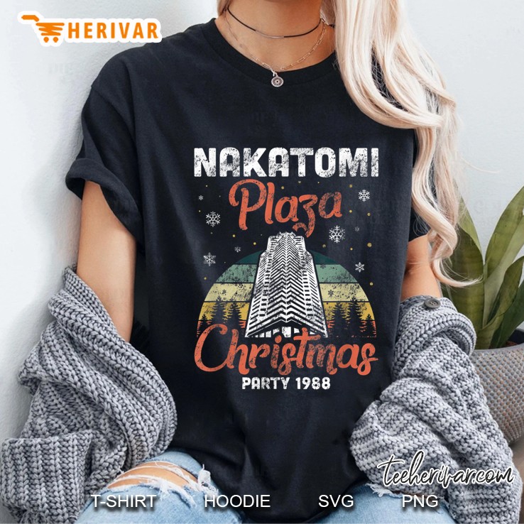 Nakatomi Plaza Christmas Party 1988 Vintage Version Ladies Tee