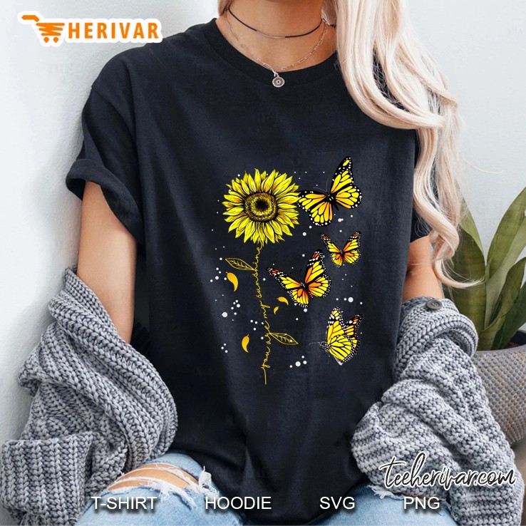 You Are My Sunshine Sunflower & Monarch Butterfly Version Ladies Tee