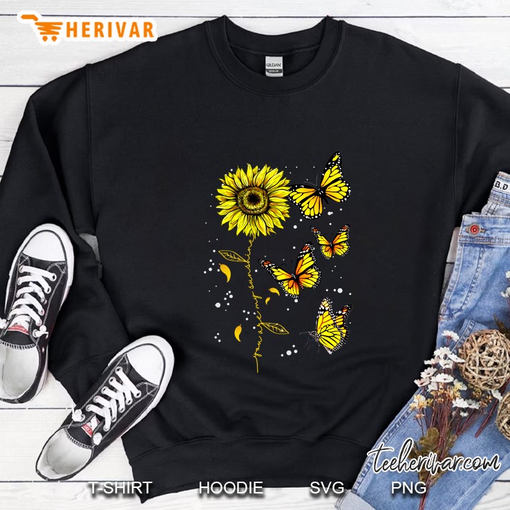 You Are My Sunshine Sunflower & Monarch Butterfly Version Sweatshirt