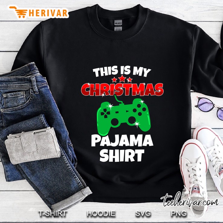 This Is My Christmas Pajama Shirt Gaming Controller Version2 Sweatshirt