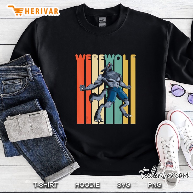 Werewolf Retro Vintage Version Sweatshirt