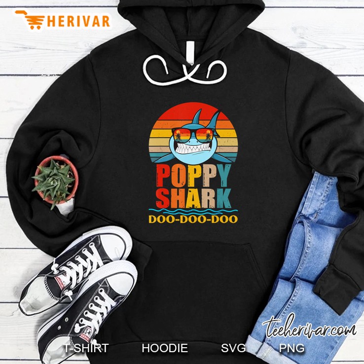 Poppy Shark Doo Doo Doo Vintage Version Hoodie