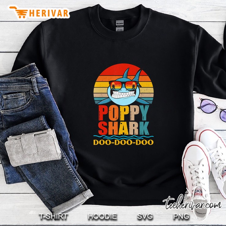 Poppy Shark Doo Doo Doo Vintage Version Sweatshirt