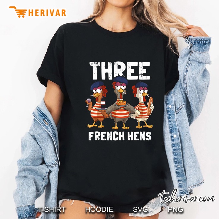 Three French Hens Partridge Ladies Tee