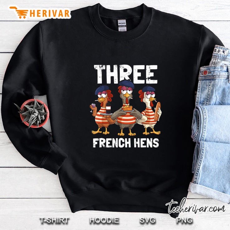 Three French Hens Partridge Sweatshirt