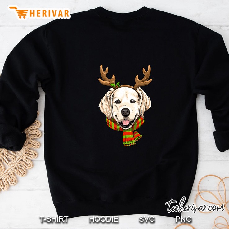 Golden Retriever Reindeer Christmas Sweatshirt