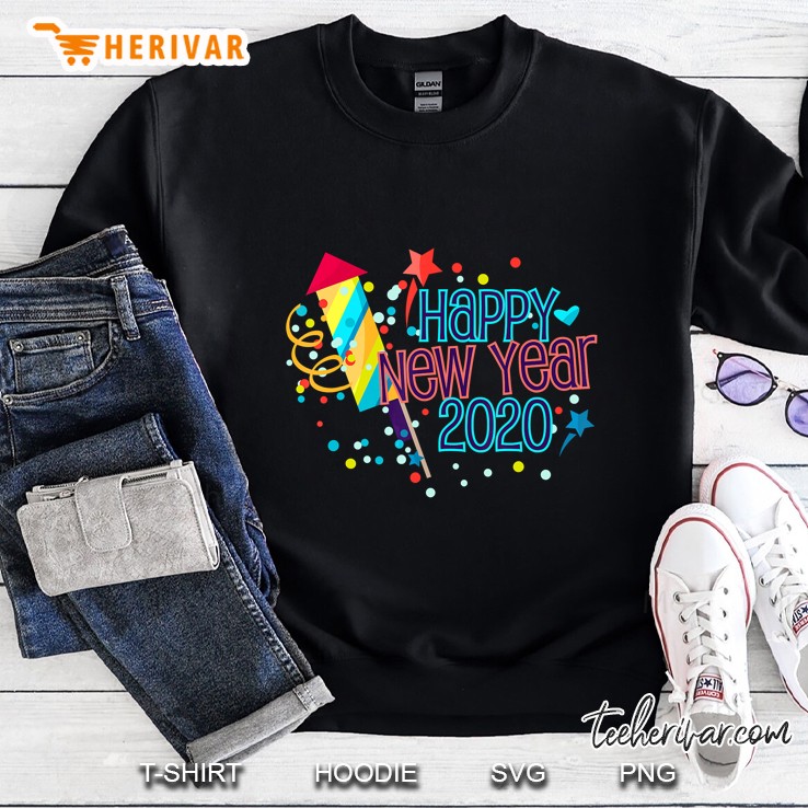 Happy New Year 2020 Fireworks Version Sweatshirt