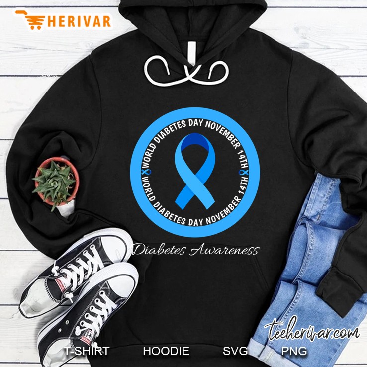 World Diabetes Day November 14th Diabetes Awareness Hoodie