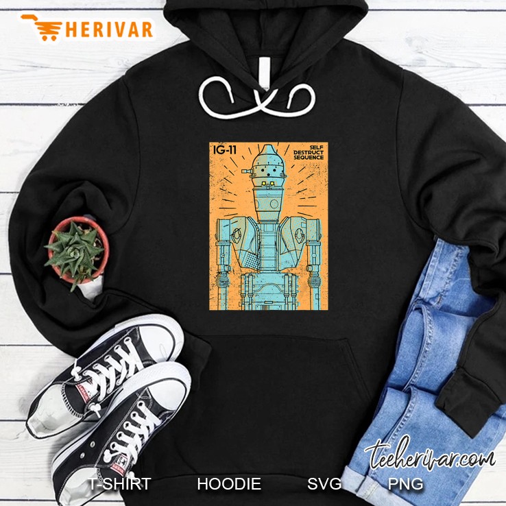 Star Wars The Mandalorian IG-11 Self Destruct Sequence Hoodie