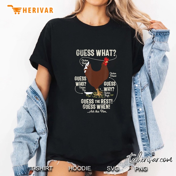 Guess What Chicken Version2 Ladies Tee