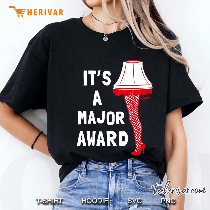 It Is A Major Award Leg Lamp Black Version Ladies Tee