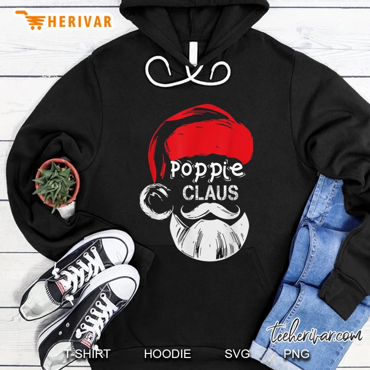 Poppie Claus Santa Claus Christmas Hoodie
