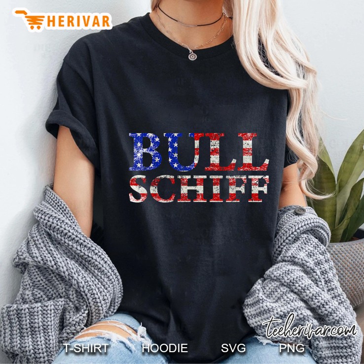 Bull Schiff American Flag Version Ladies Tee