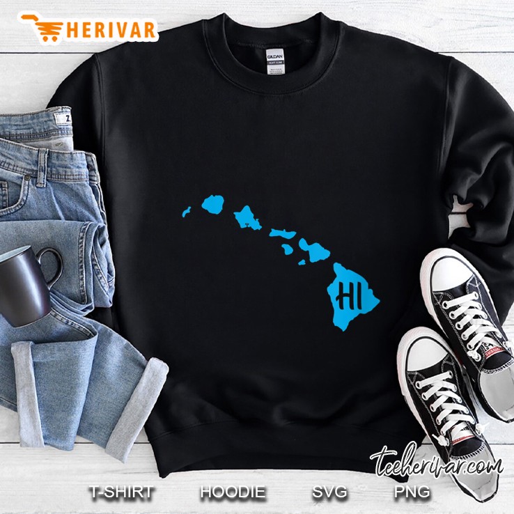 HI From Hawaii Hawaiian Islands Sweatshirt