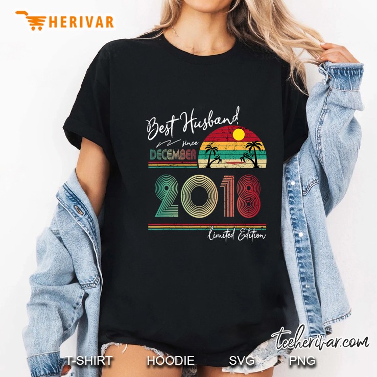 Best Husband Since December 2018 Limited Edition Vintage Version Ladies Tee