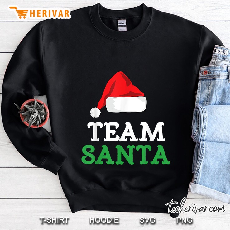 Team Santa Santa Hat Christmas Sweatshirt