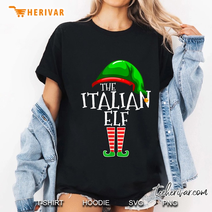 The Italian Elf Christmas Ladies Tee