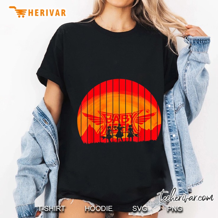 Babymetal Kawaii Metal Band Vintage Version Ladies Tee