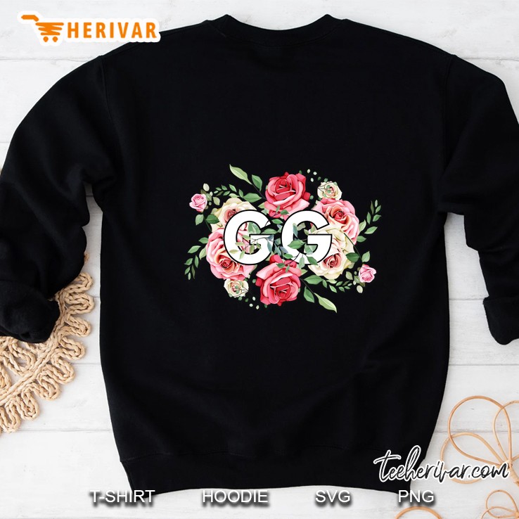 GG Great Grandmother Floral Flowers Version Sweatshirt