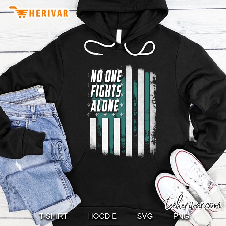 No One Fights Alone US Veteran Hoodie