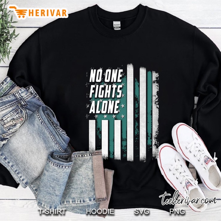 No One Fights Alone US Veteran Sweatshirt
