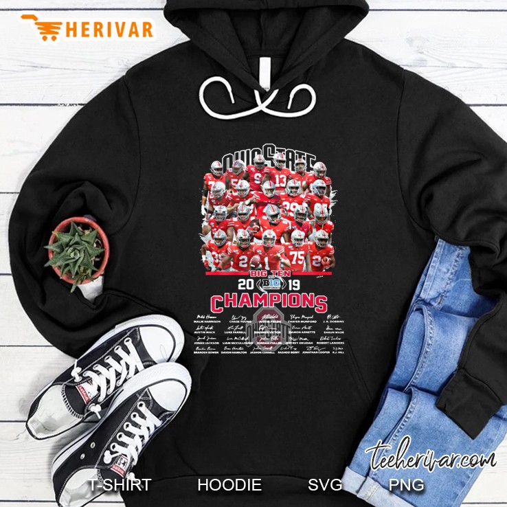 Ohio State Big Ten 2019 Champions Football Hoodie