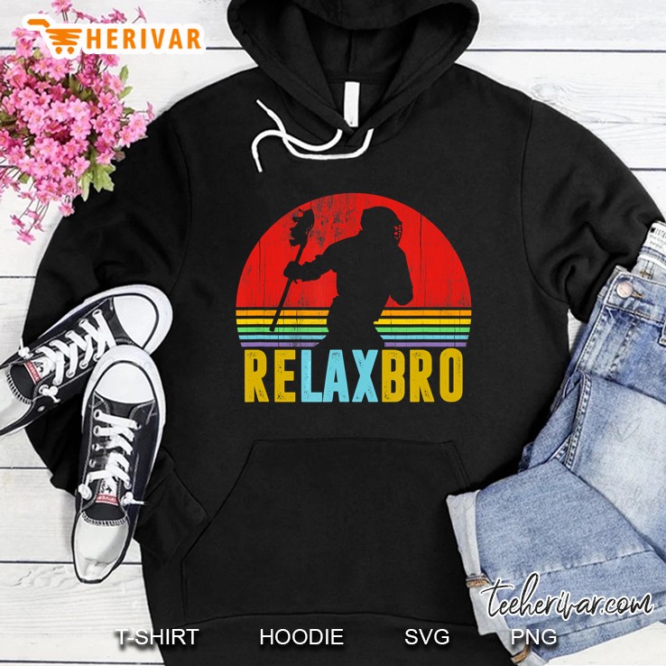 ReLax Bro Lacrosse Vintage Version Hoodie