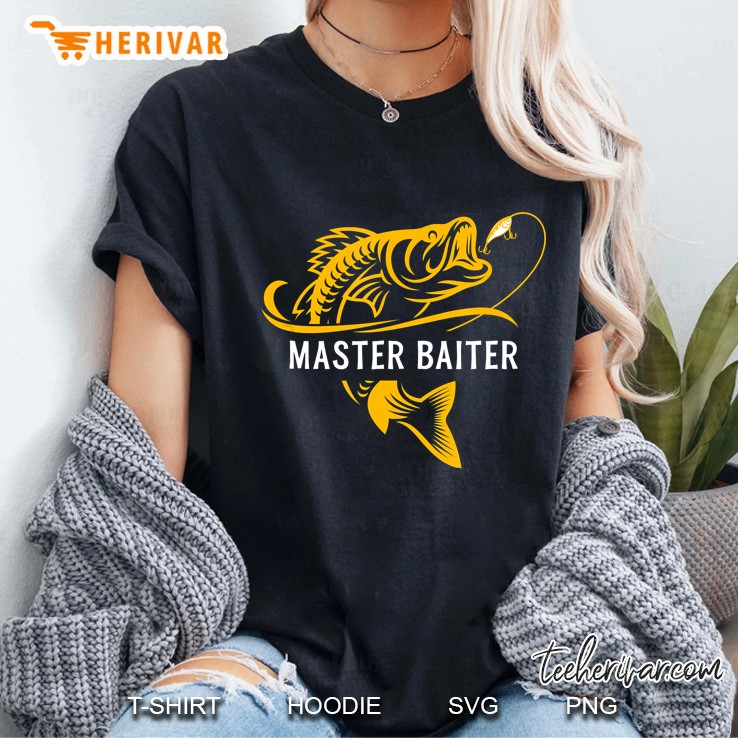 Master Baiter Fishing Fisherman Ladies Tee