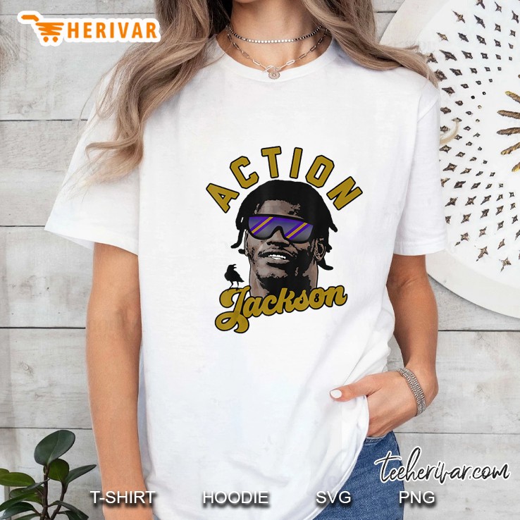 Baltimore Maryland Action Jackson Ladies Tee