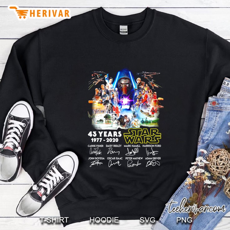 Star Wars 43 Years 1977-2020 Signatures Sweatshirt