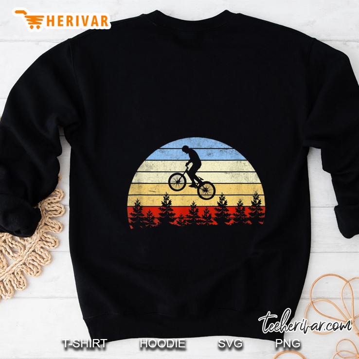 Mountain Bike Bicycle Rider Vintage Version Sweatshirt