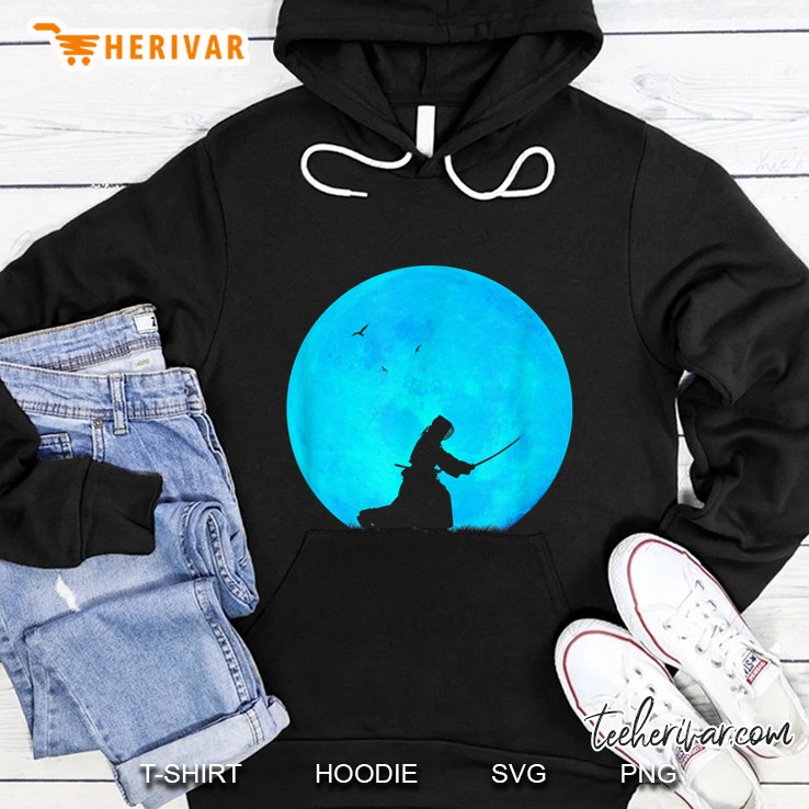 Kendo Blue Moon Japanese Hoodie