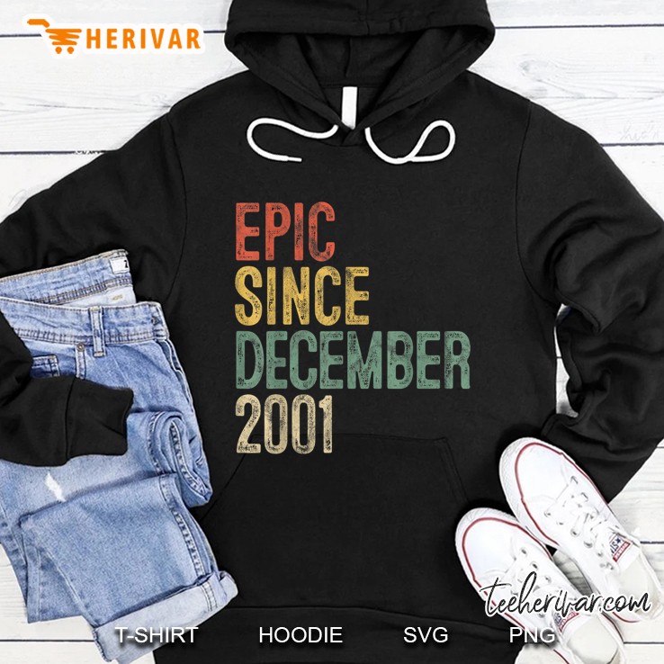 Epic Since December 2001 Vintage Version Hoodie