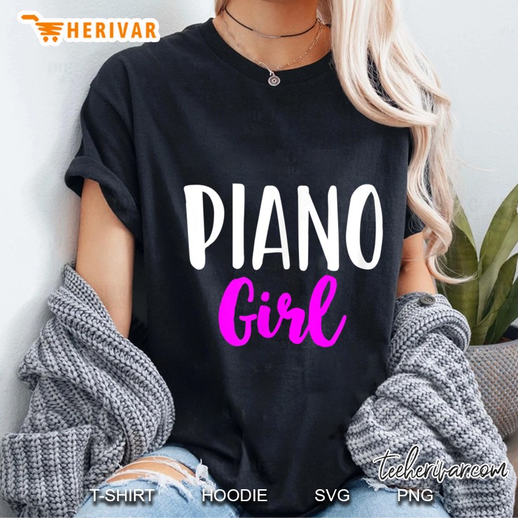 Piano Girl Pianist Ladies Tee